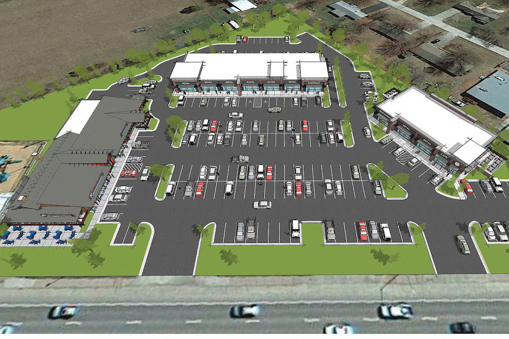 BP Builders LLC is general contractor for the three-building, 27,400-square-foot Wildwood Plaza.